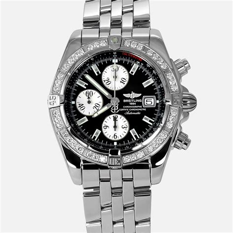 breitling 1884 a24322 replica|breitling a13356 diamond bezel.